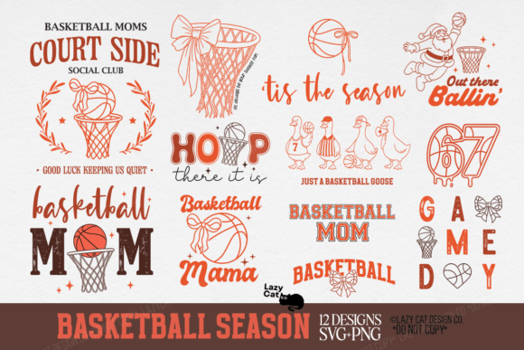 Basketball SVG PNG Bundle