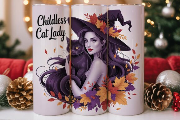 Childless Cat Lady 20oz Tumbler Wrap
