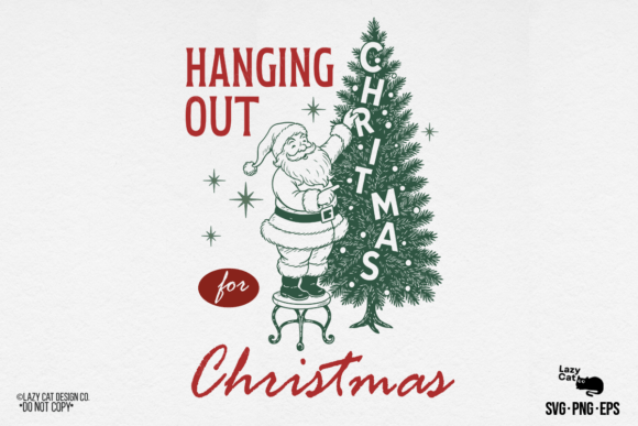 Christmas Vintage Santa SVG PNG