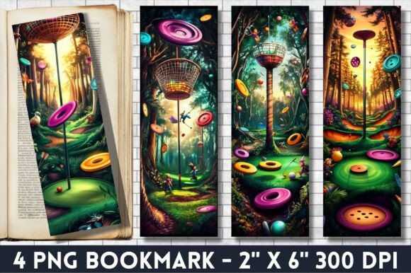Colorful Illustration of a Bookmark