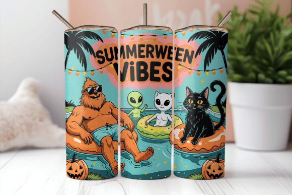 FREE Summerween Vibes 20oz Tumbler Wrap