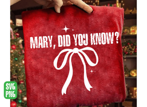 Mary Did You Know SVG, Nativity Scene PNG